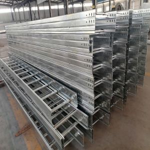 China Corrosion Resistant Ladder Type Cable Tray HDG For Power Distribution on sale