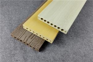 China Beige Colorable WPC Composite Wood Decking High Fire-resistance on sale