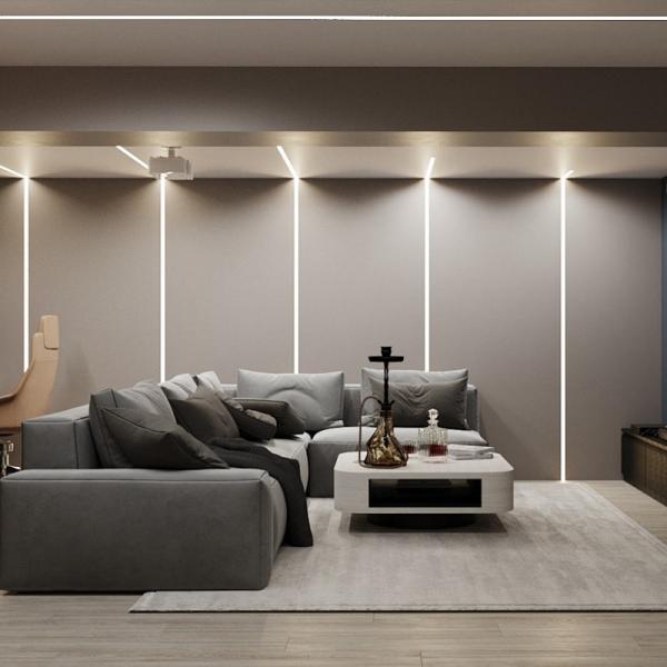 Quality Anodized Wall Recessed LED Plasterboard Profile for gypsum wall drywall wholesale