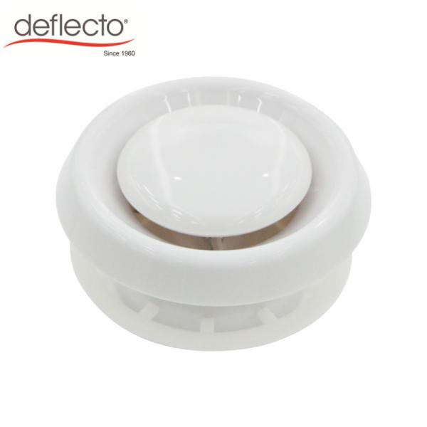 Quality Deflecto 6'' 150MM Adjustable Ceiling Diffuser White Air Valve wholesale