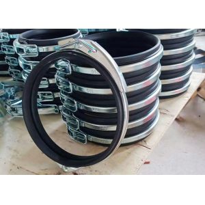 Dust Collection System Quick Release Pipe Clamp Rapid Pull Ring Edge Locking