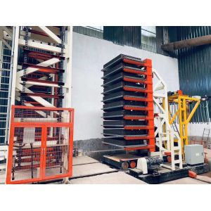 50KW Pallet Brick Loading And Unloading System Hoffman / Tunnel Kiln