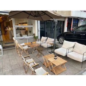 Invisible Mechanism Folding Window Creating Illusion of Floating Glass Panels in