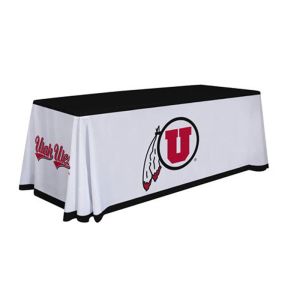 Smooth Trade Show Tablecloth Wrinkle Free Eye Catching Innovative Design