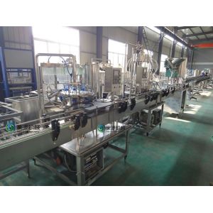 SS304 Beverage Filling Machine , 2000 Cans / hr Hot Juice Canning Machine
