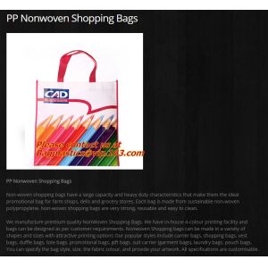 NON WOVEN SHOP BAG, Eco reusable colorful foldable non woven bag,non woven