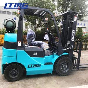Cheap EPA Approval 2.5 Ton Pallet Forklift Trucks Enclosed With NissanK25 Engine for sale