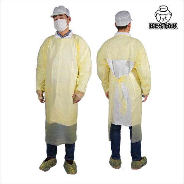 Quality OEM Level 3 CPE Medical Disposable Hospital Gowns Uniform wholesale