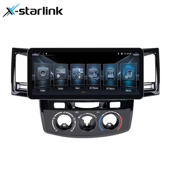Android 12 12.3 Inch Car Video Player Touch Screen Multimedia For Toyota