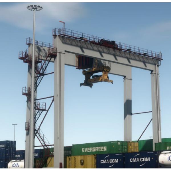 Quality 5t To 100t Mobile Gantry Cranes Fast Handling Wheel Mounted Crane wholesale