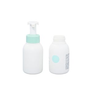 HDPE 300ml Foamer Pump Bottles LDPE Double Layer Soft Touch