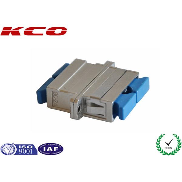 Duplex SC Fiber Optic Cable Coupler 55dB Return Loss Contains Interconnect