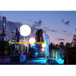 1.6m Tripod Moon Crystal Balloon Lighting With 200W LED For Events Decoration