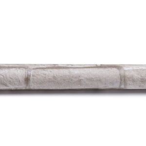 Removable Chinese Style 3D Brick Effect Wallpaper with White Grey Color , CSA