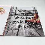 Offset Printing Yearly Scheduling Calendar CMYK / PMS Color Customized