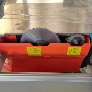 8000r/min Scoring Speed CNC-6132 Double Blade Sliding Table Saw for Construction