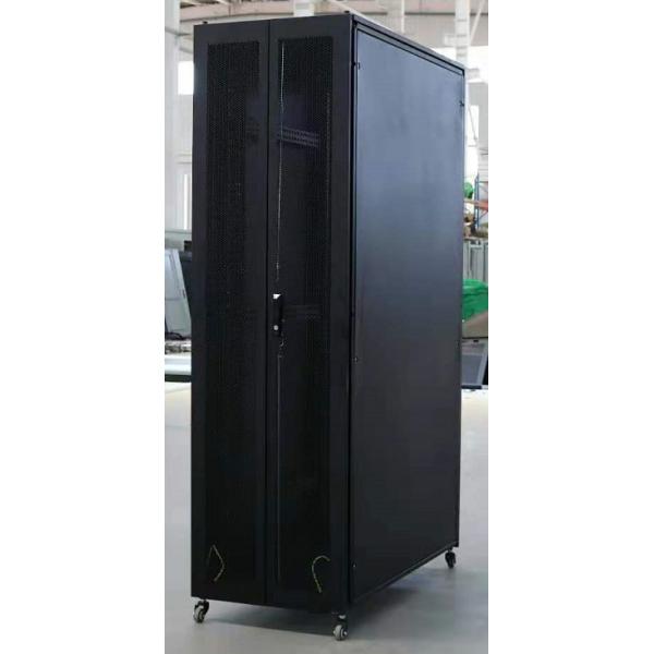 Quality 47U Network Cabinet Vertical Cable Management, Monitorable Vertical PDU IP20 Steel Sheet wholesale
