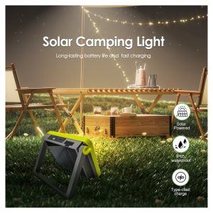 Portable Led Solar Camping Light 4W IP65 Waterproof SMD LED Cold White