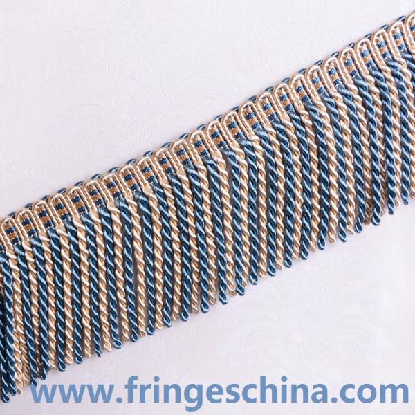 Fashion wholesale rayon custom OEM bullion fringe for sofa pillow cushion decoration