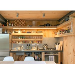 Prefabricated House Modular Home Prefab Garden Studio With Light Steel Frame