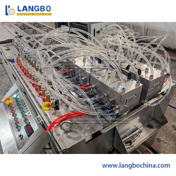 Factory Price 55/110 Conical Twin Screw Extruder PVC Cable Trunking Extrusion