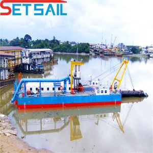Cheap Hydrocyclone Diesel Engine River Sand Dredger with Underwater Pump and CTN Slot Type for sale