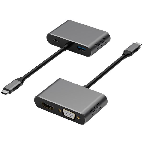 New USB-C to HDMI 2.0b (4K 60Hz) or VGA 1080p for connectivity to a monitor or display