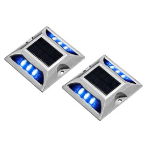 Cheap Aluminum Solar Road Studs 2V/140MA With High 20 Tons Load Capacity And Light Sensor for sale