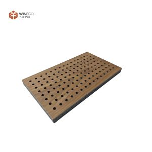 High Fire-Resistant Perforated Acoustic Panel Safe for Public Spaces Wall and