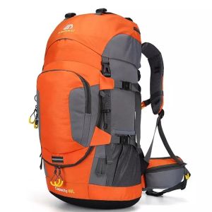 China 60L Lightweight Waterproof Hiking Backpack 70cm Rainproof Backpacks on sale