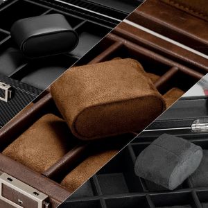 Large Watch Winder Case Luxury Safe Box Automatic Quiet Motor Rotating Watch