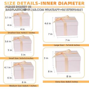 X-Large Gift Boxes With Lids, Extra Large Shirt Boxes Robe Boxes For Christmas