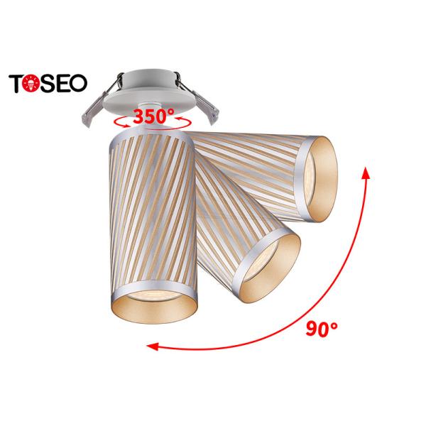 Quality Golden Pure Aluminium Ceiling Lights ,  Surface Mounted LED Gu10 Downlight wholesale