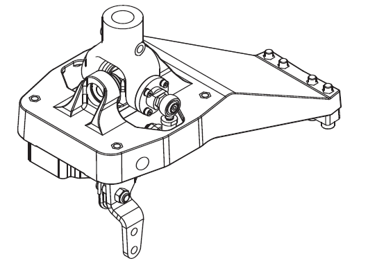 Industrial Horizontal Manual Transmission Shifter HGS System 923 Series