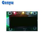 VA LCD Display Black Screen Transflective COB Module with Emerald Backlight