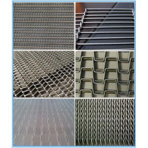 Stainless Steel Chain Conveyor Belt Metal Mesh Flat Wire Custom Design