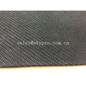 Natural foam rubber sheet black and white color chevron texure on bottom