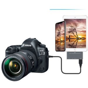 Lightning Adapter Card Reader Hub 5 in 1 Converter 8 Pin Lightning for iPhone 7