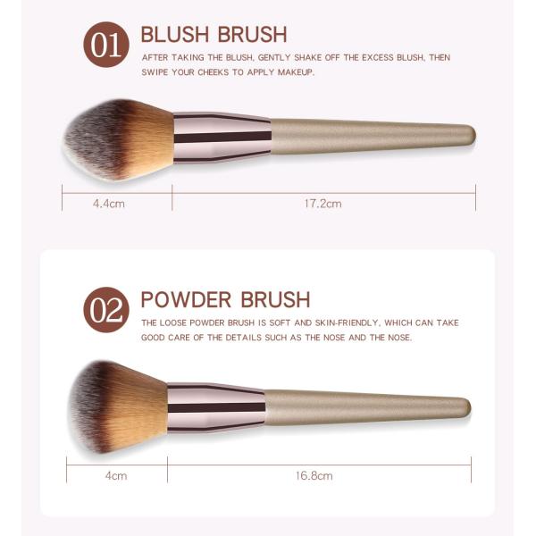 Wholesale Many Kinds of Make Up Brushes Ten Pieces One Bag for Women Make Up