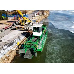 Cummins Engine Trash Skimmer Boat For Water Surface Garbage Collection River
