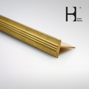 Smooth Surface 6000mm Length Brass T Profile With Hot Pressing
