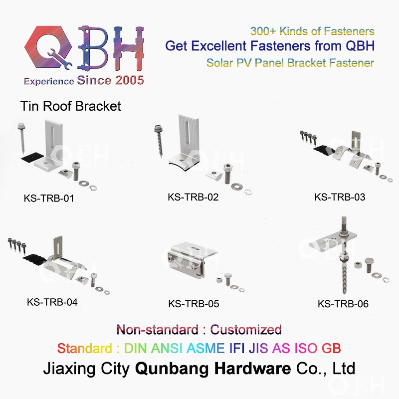 Qbh Solar Support Aluminum Alloy Solar Installation System ISO9001 Anodization