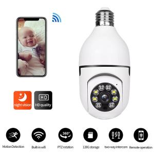 Cheap 720P LED Wifi Light Bulb Security Camera With Motion Detector OEM for sale