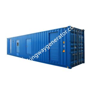 750KVA 600KW Containerization Silent Cummins Diesel Generator For Construction