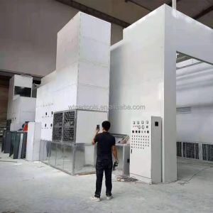 15m Truck Painting Room 2024 CE Approved Bus Spray Booth with Air Speed m/s of 0