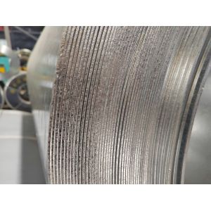 Silvery Prepainted Galvanized Steel Coils with Embossed Diamond Pattern 6m