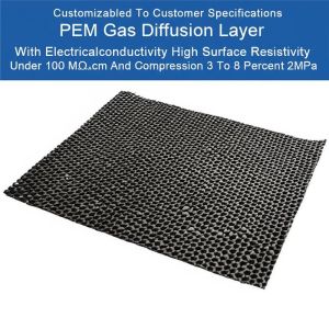 Customizable To Customer Specifications PEM Gas Diffusion Layer With Electricalc