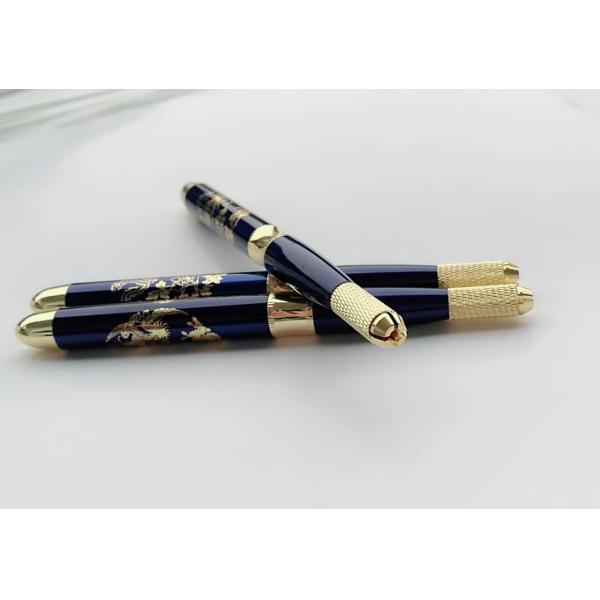 Quality Elegant Multifunctional Manual Tattoo Pen Black Golden Microshading Handpiece wholesale
