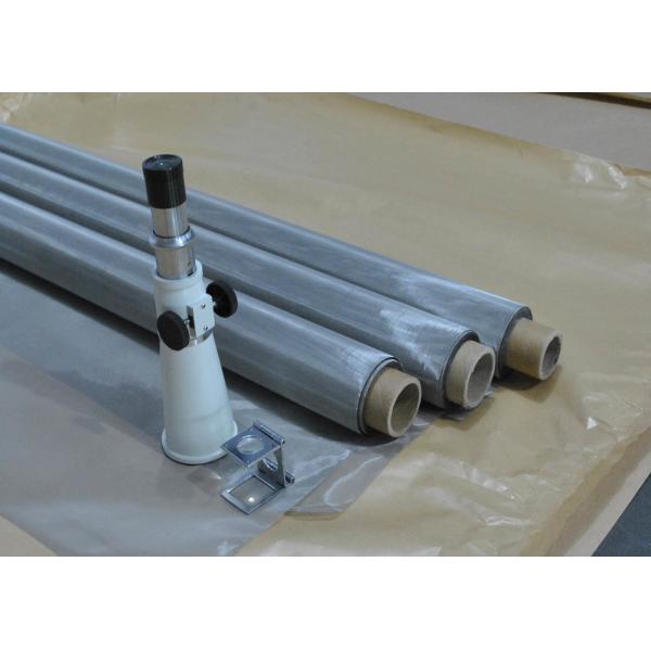 High Tension Polyester Printing Mesh , Chip Electrical Components Fabric Mesh