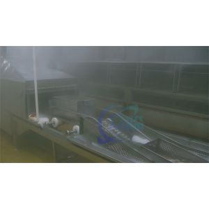 Sushi stainless steel cleaning machine customized shrimp boiling machine belt